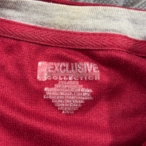 Vintage Exclusive Collection NBA Cleveland Cavaliers Shirt Men 2XL Red Crew Neck - Picture 4 of 6